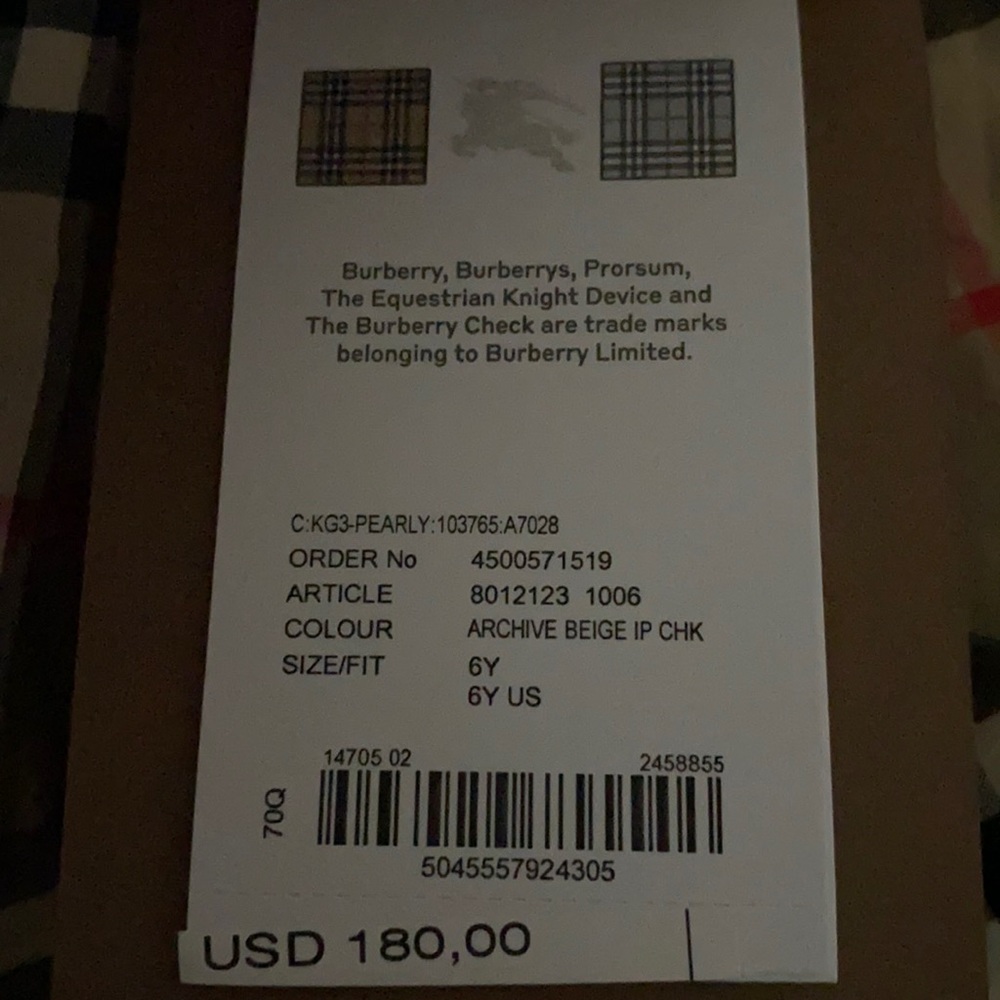 Burberry skirt